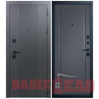 Дверь металлическая входная Balance Twin — Glanta Onyx 860х2050