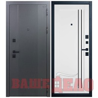 Дверь металлическая входная Balance Twin — E33 Ice Black Gloss 860х2050